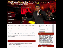Tablet Screenshot of melvinmmiller.com